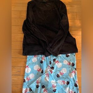 Just Love 2pc Snowman pj set